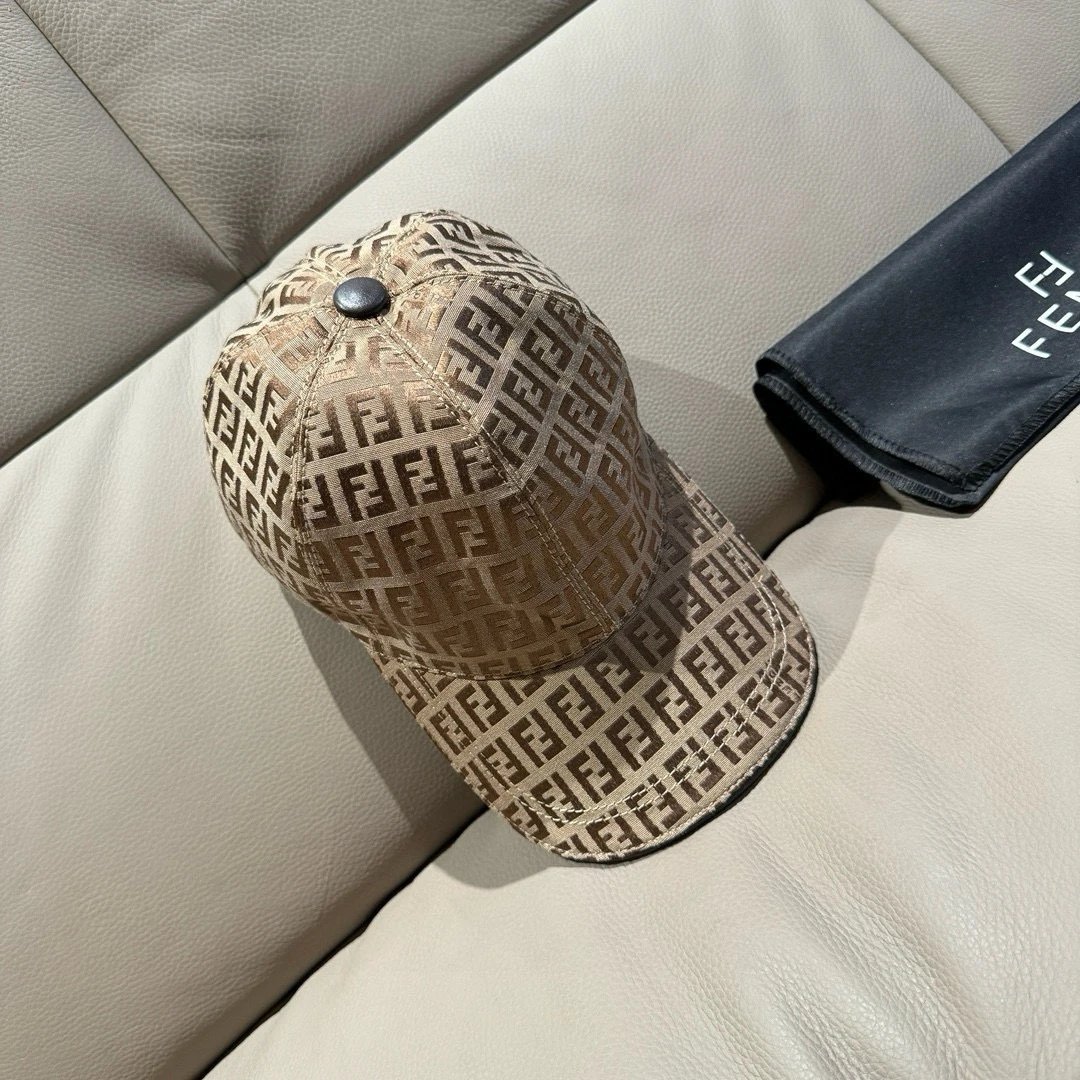 Fendi Hats FF Logo Baseball Cap image 2
