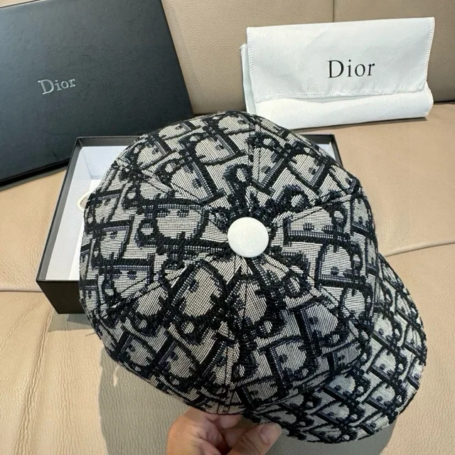 Dior Hats Oblique Logo-Print Baseball Cap product detail image 22