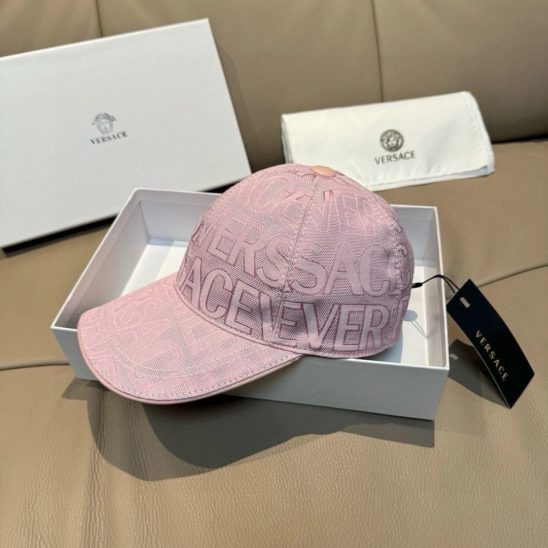 Versace Hats Allover Logo Baseball Cap image 3