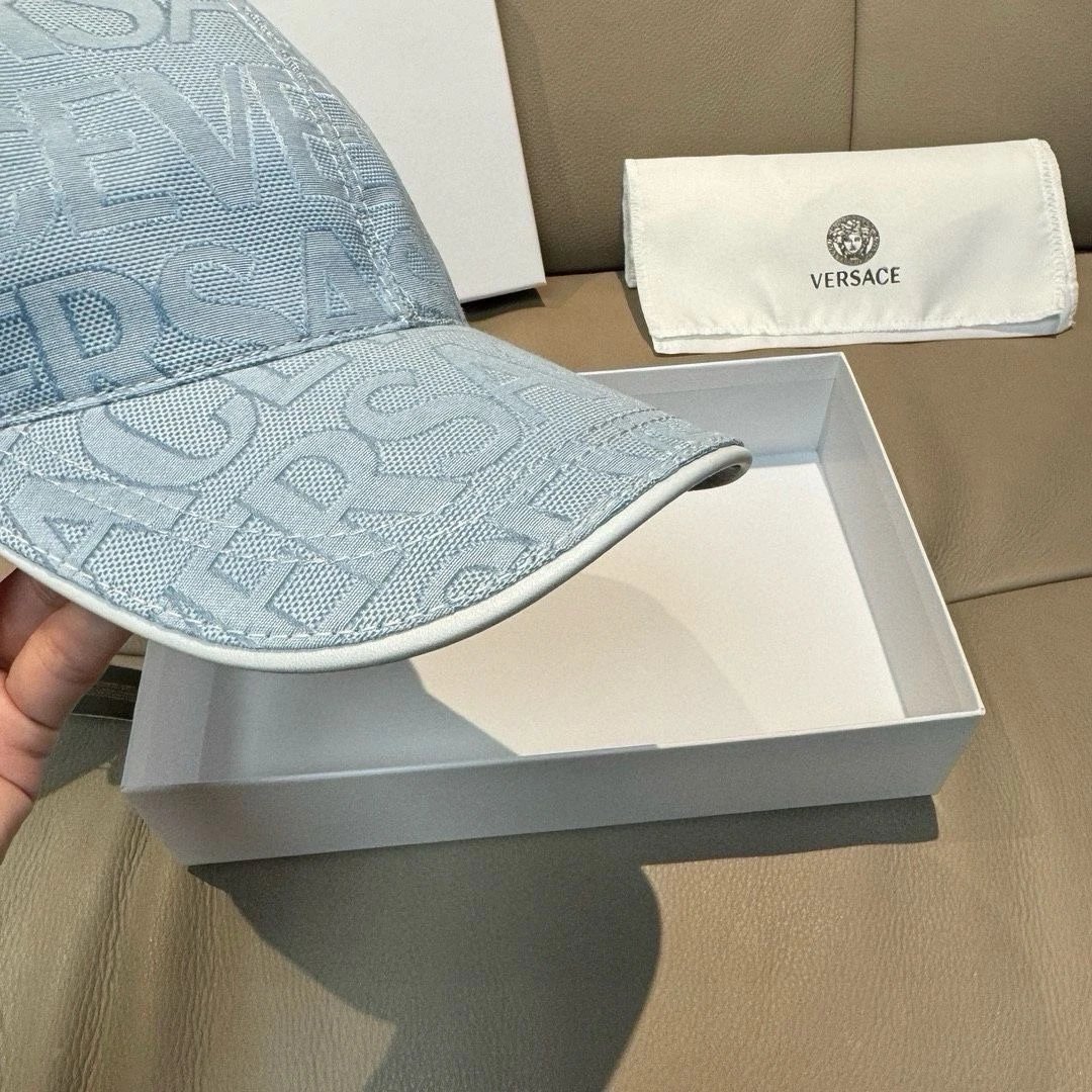 Versace Hats Allover Logo Baseball Cap image 10