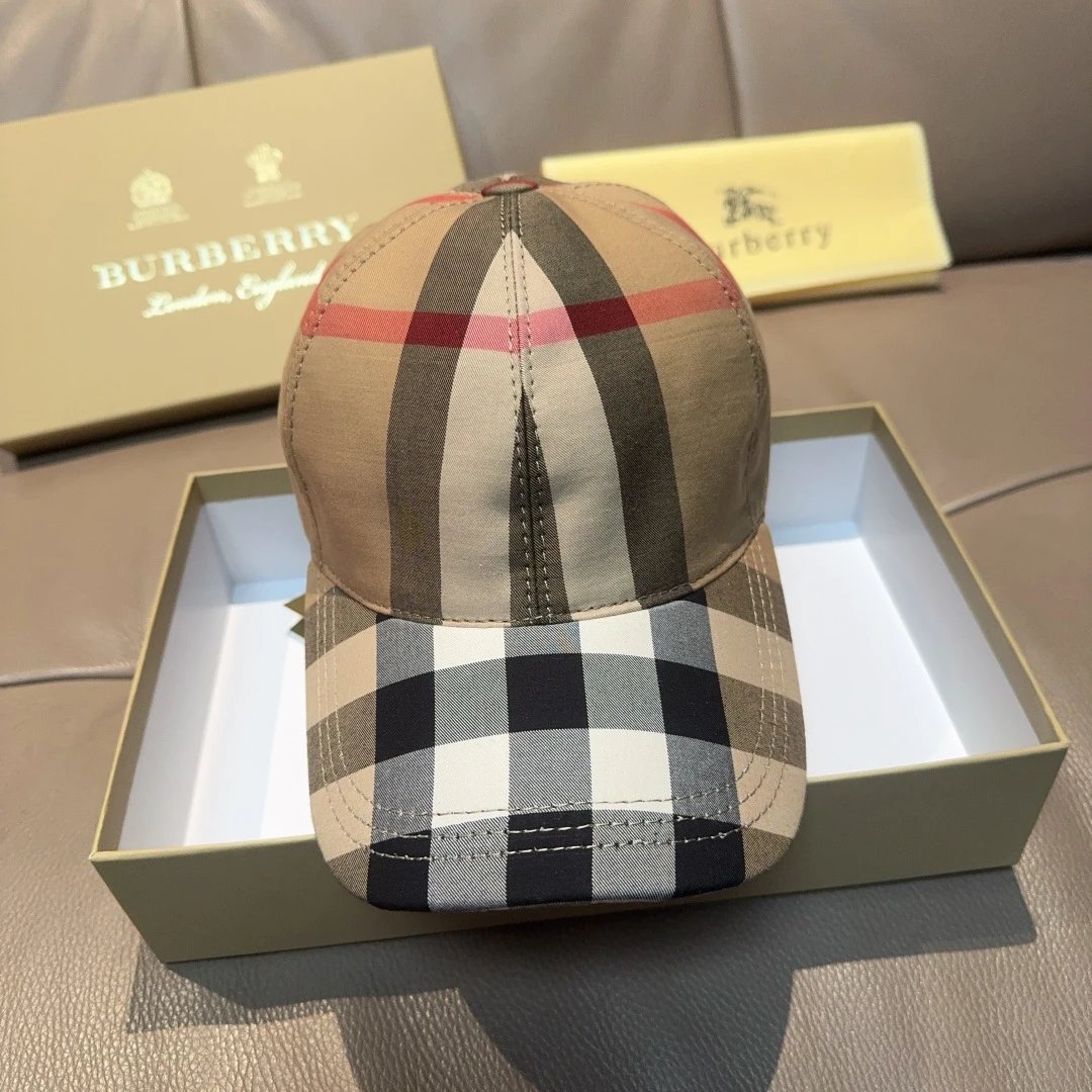 Burberry Checkered Baseball Cap