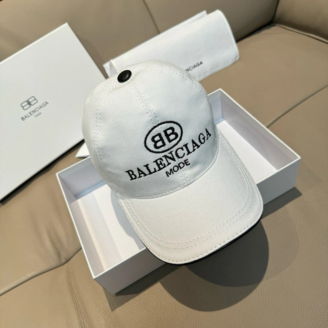 Balenciaga BB Mode Cap White