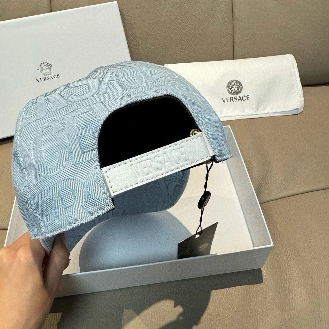Versace Hats Allover Logo Baseball Cap image 12