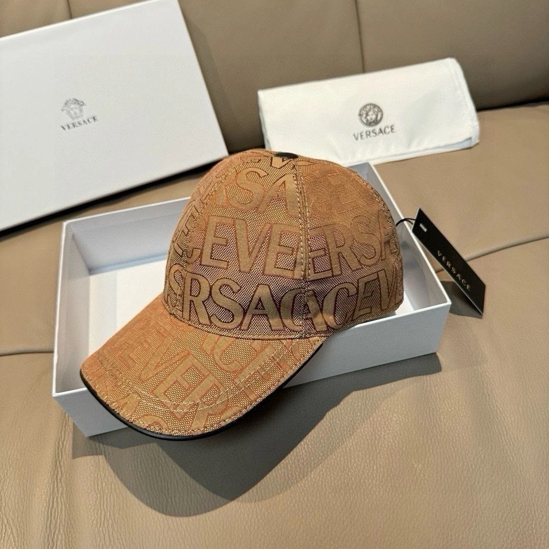 Versace Hats Allover Logo Baseball Cap image 4