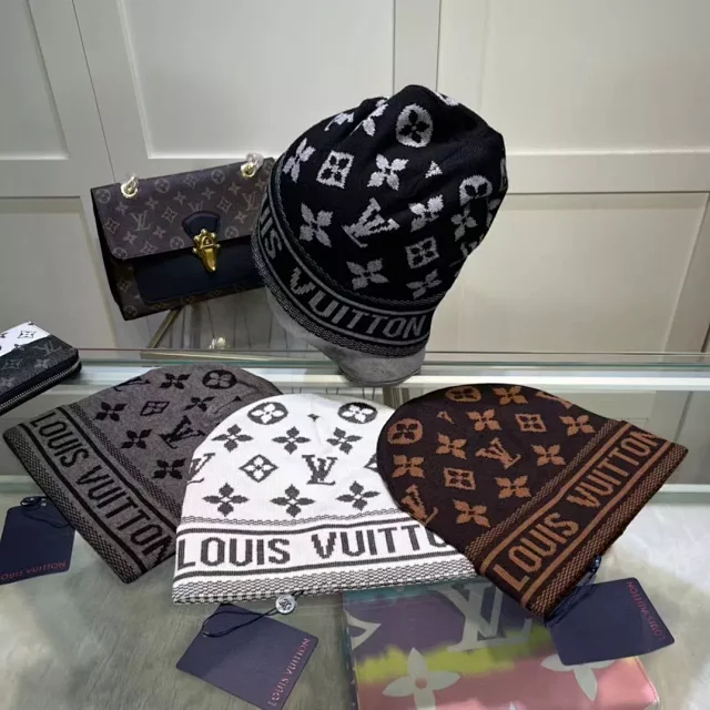 Louis Vuitton Hats Monogram Knit Beanie product detail image 1