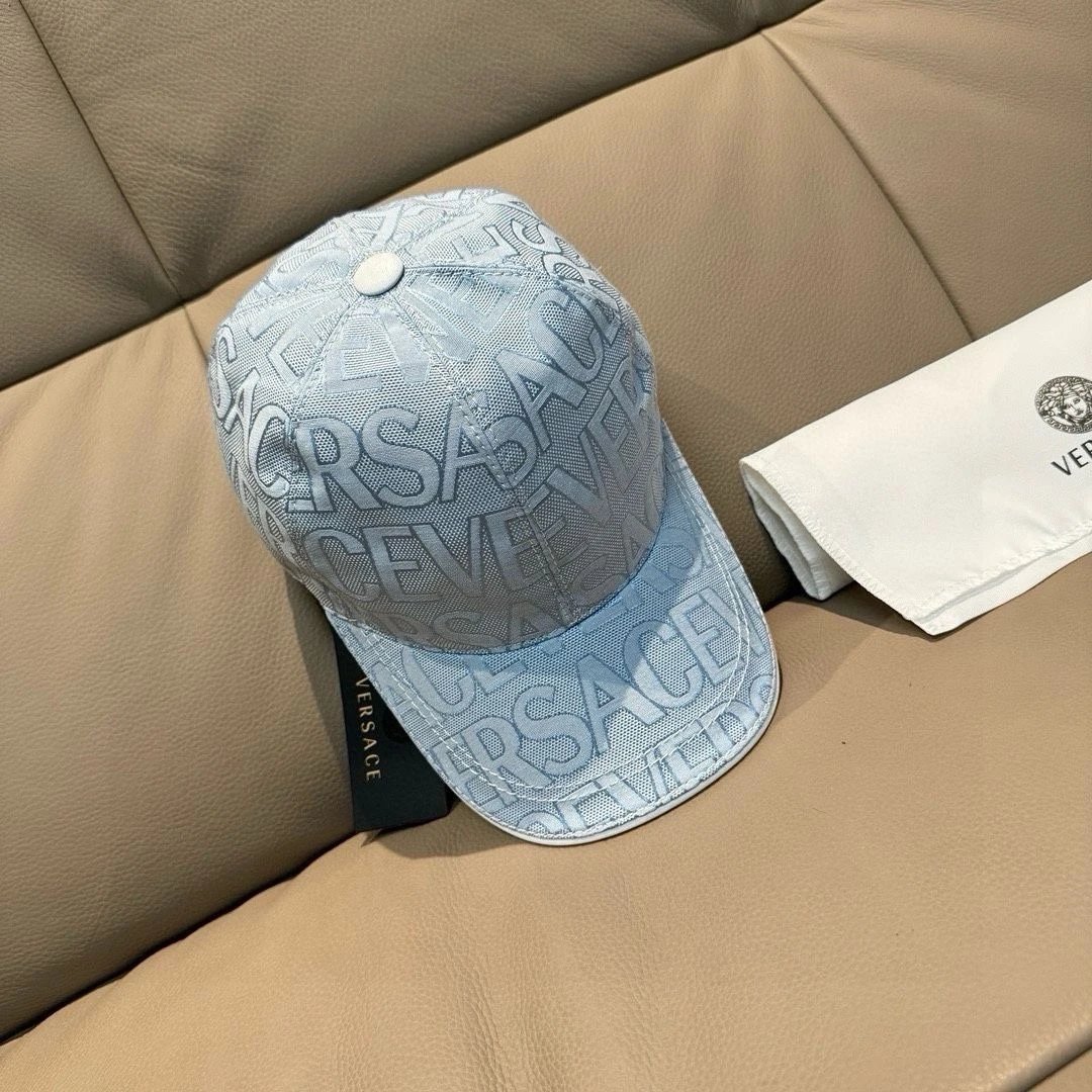 Versace Hats Allover Logo Baseball Cap image 7