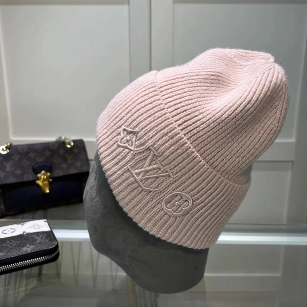 Louis Vuitton Hats Rib-knit beanie with embroidered LV Monogram image 9