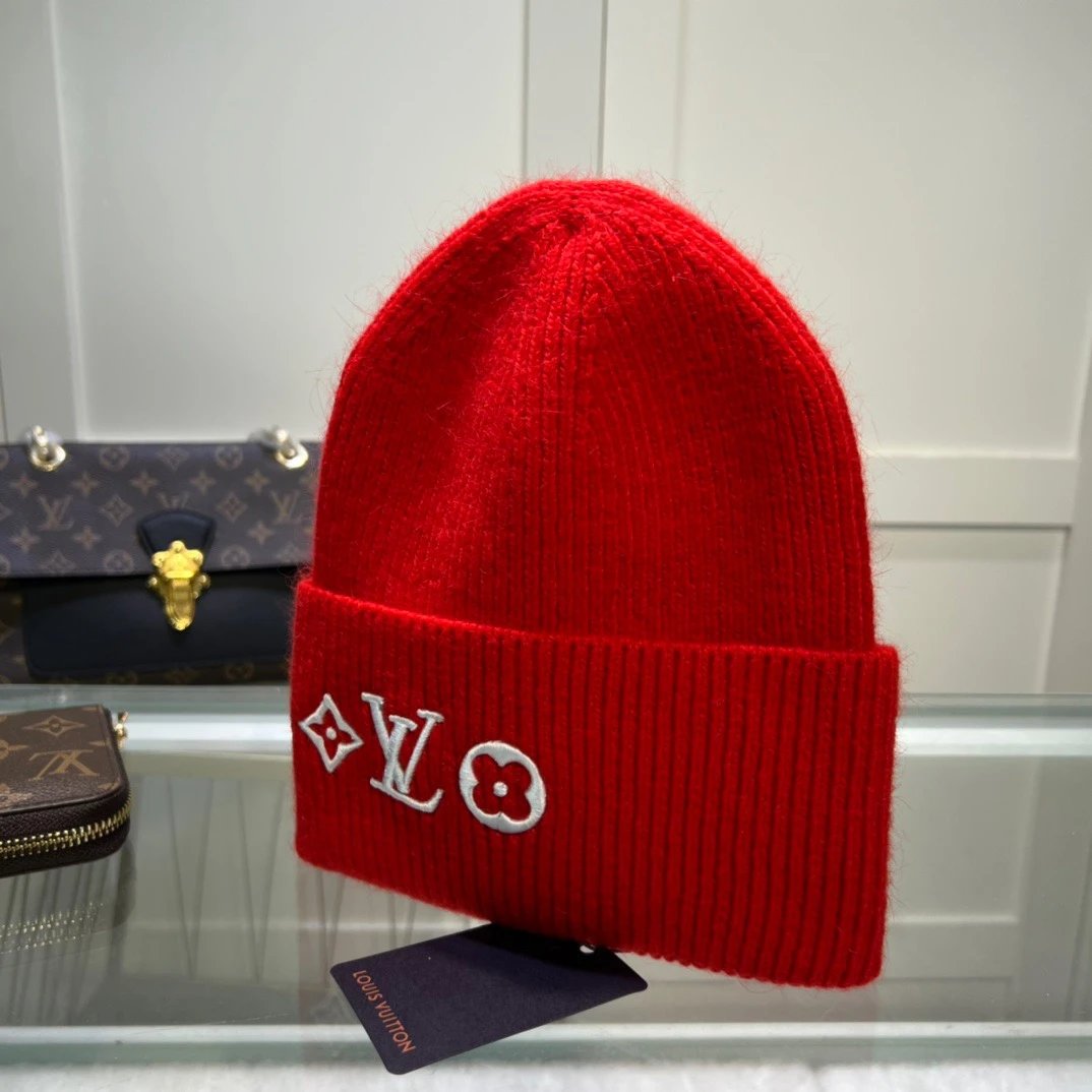 Louis Vuitton Hats Rib-knit beanie with embroidered LV Monogram image 13