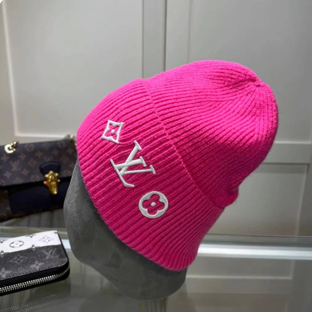 Louis Vuitton Hats Rib-knit beanie with embroidered LV Monogram image 3