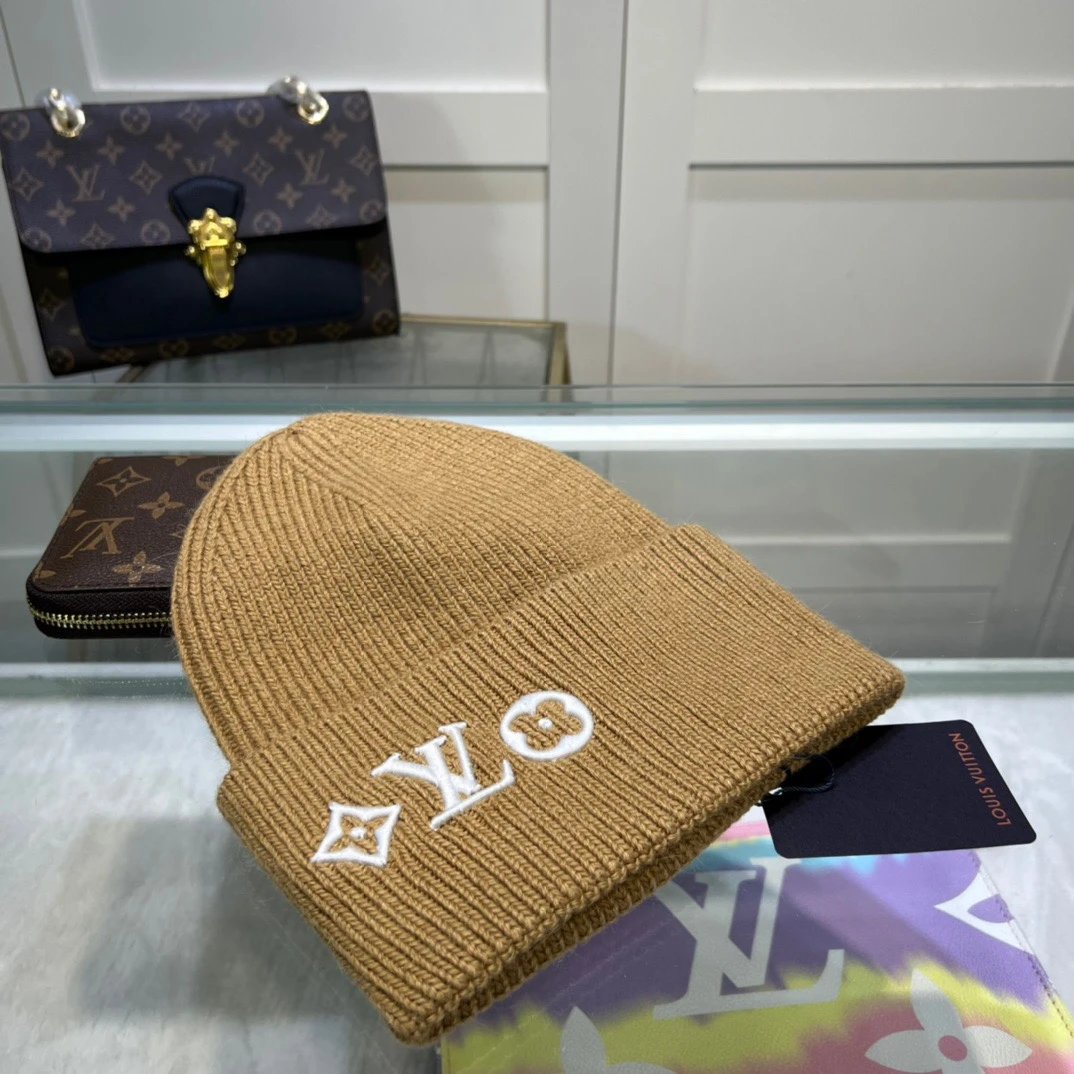 Louis Vuitton Hats Rib-knit beanie with embroidered LV Monogram image 15