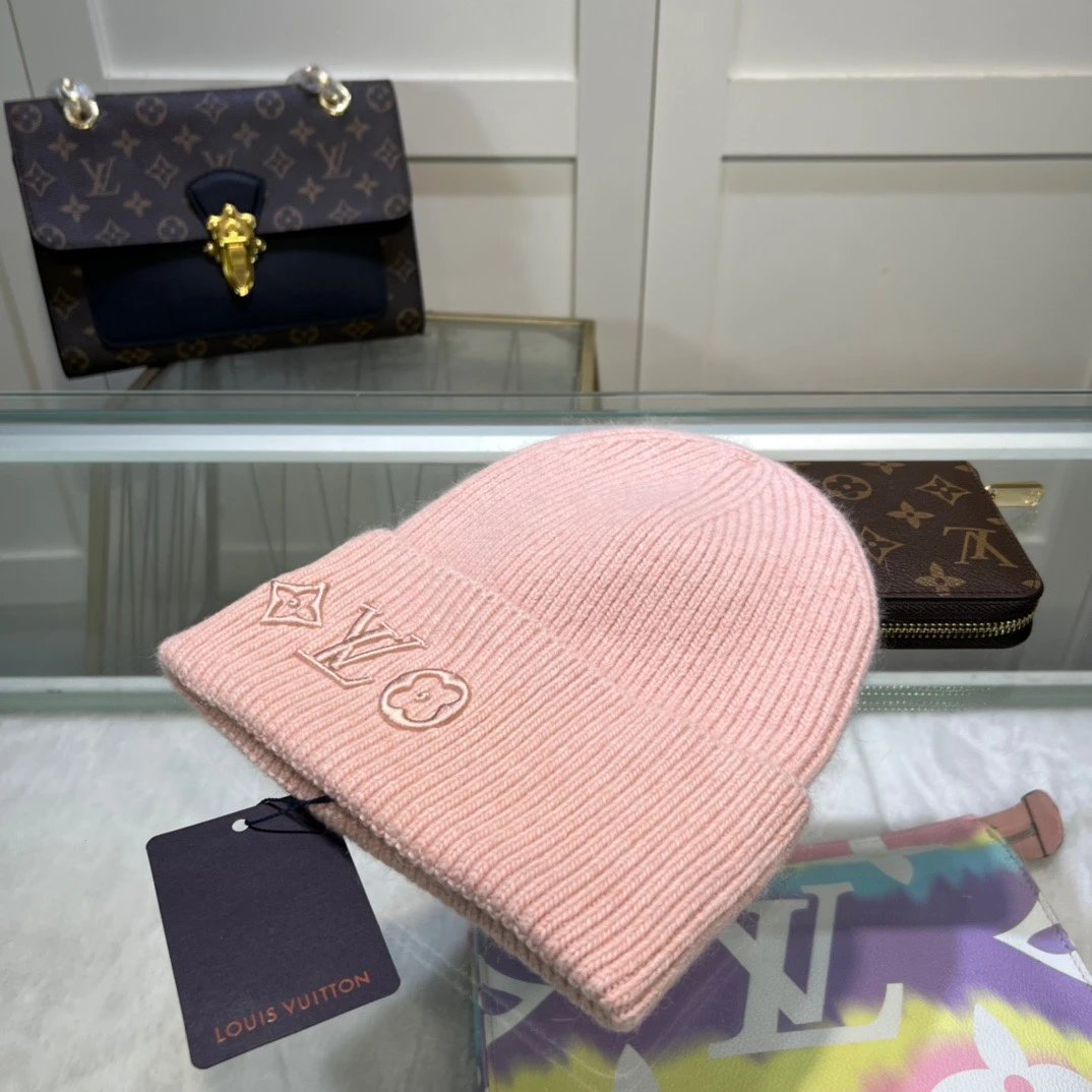 Louis Vuitton Hats Rib-knit beanie with embroidered LV Monogram image 10