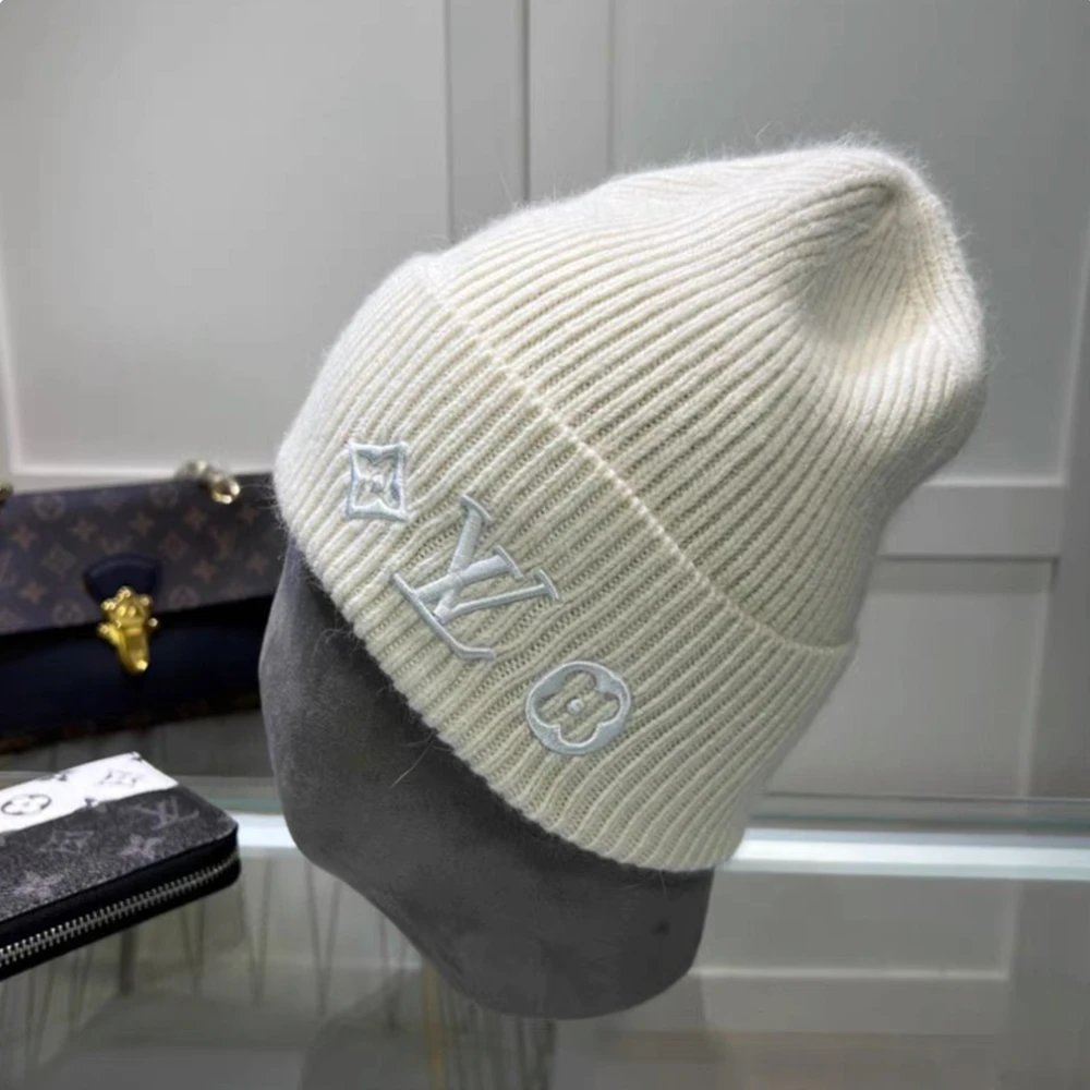 Louis Vuitton Hats Rib-knit beanie with embroidered LV Monogram image 8