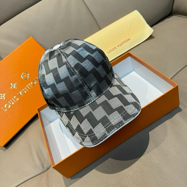 Louis Vuitton Hats Damier Check Baseball Cap product detail image 23