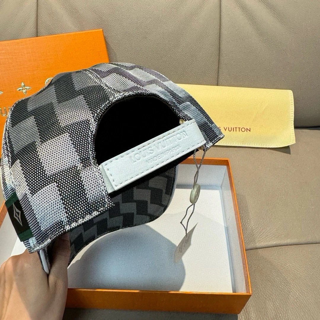 Louis Vuitton Hats Damier Check Baseball Cap image 14
