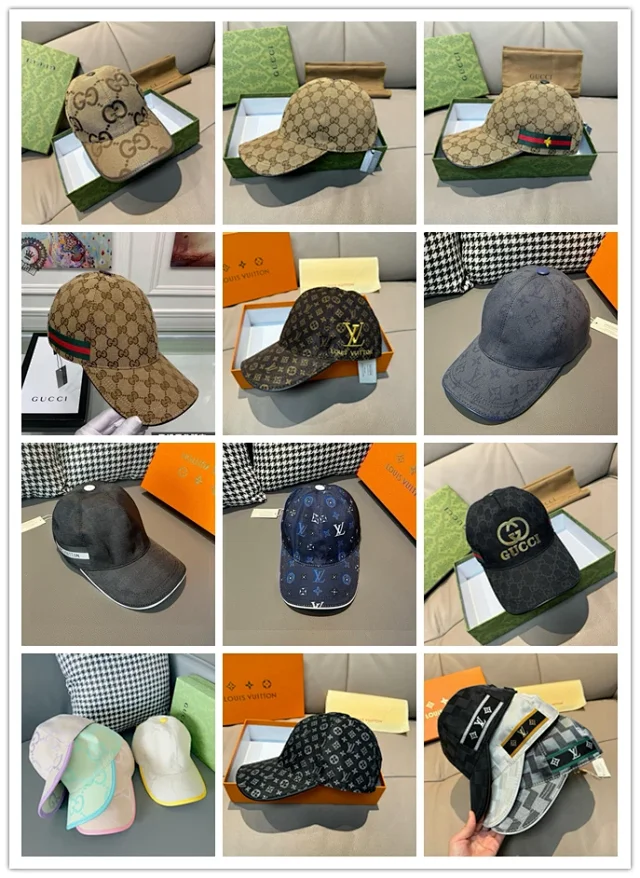 Louis Vuitton Hats Damier Check Baseball Cap product detail image 1