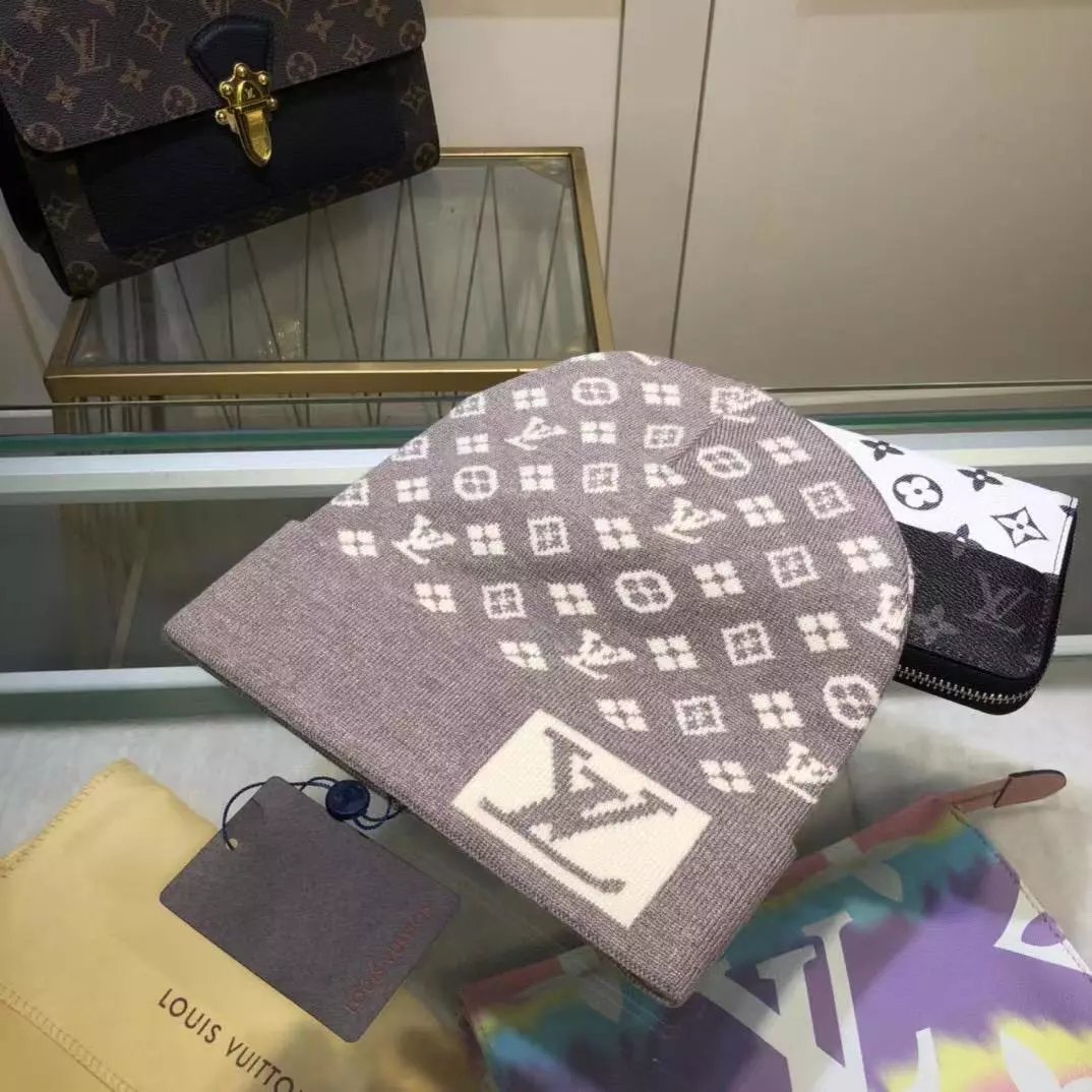 Louis Vuitton Hats Monogram knit beanie image 6
