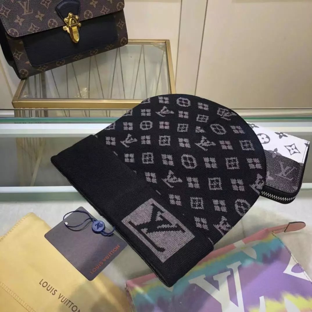 Louis Vuitton Hats Monogram knit beanie image 3