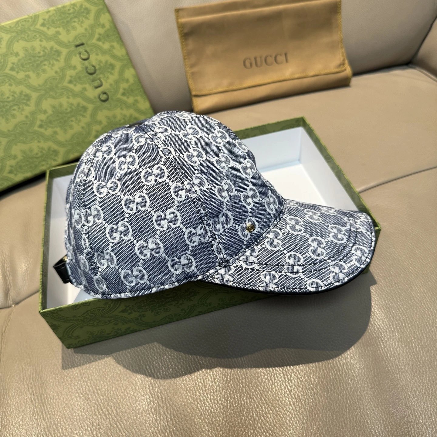 Gucci Hats GG monogram baseball cap image 2