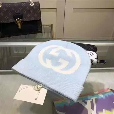 Gucci Hats knit beanie with Interlocking G motif product detail image 5