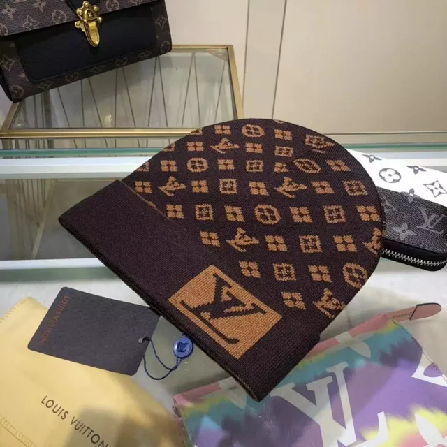 Louis Vuitton Hats Monogram knit beanie product detail image 3