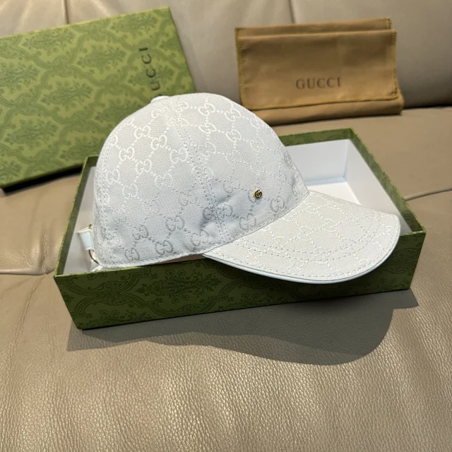 Gucci Hats GG monogram baseball cap product detail image 3