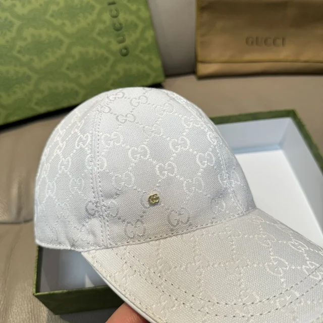 Gucci Hats GG monogram baseball cap product detail image 4