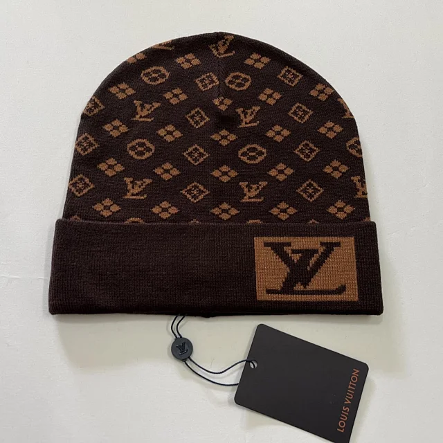 Louis Vuitton Hats Monogram knit beanie product detail image 6