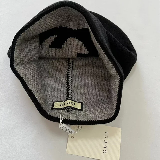 Gucci Hats knit beanie with Interlocking G motif product detail image 10