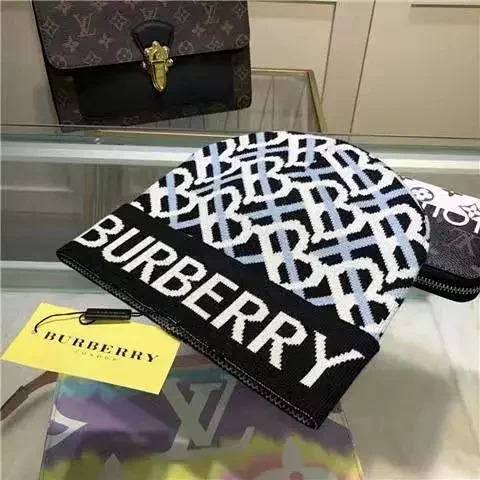 Burberry Hats Monogram Logo Knit Beanie product detail image 2