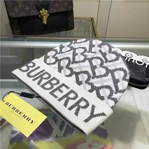 Burberry Hats Monogram Logo Knit Beanie product detail image 5