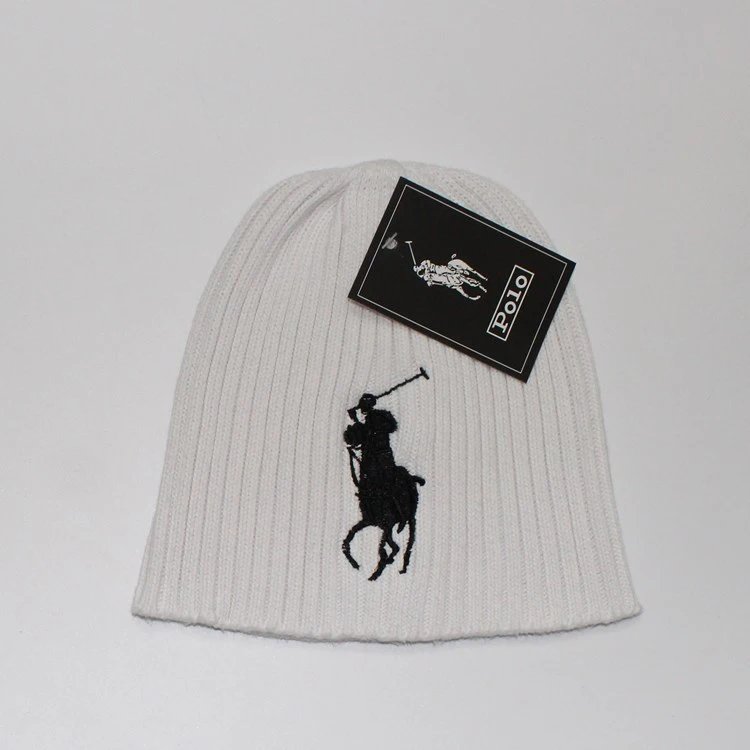 Polo Ralph Lauren Big Pony Beanie White