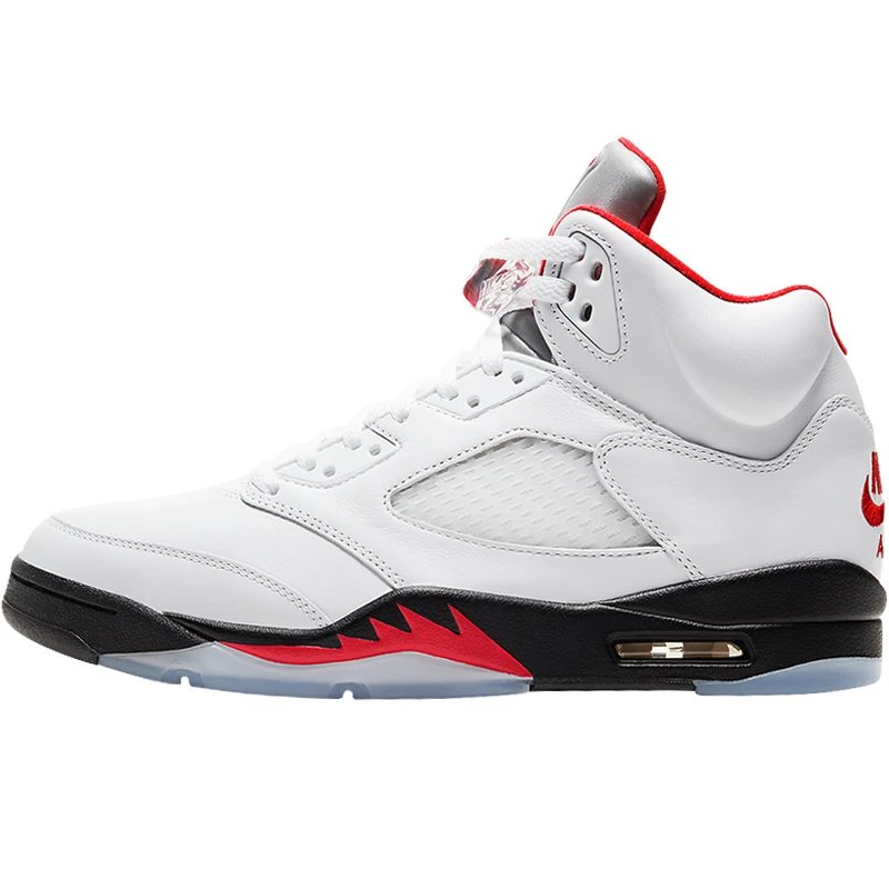 AJ5 Flowing Maple White Red