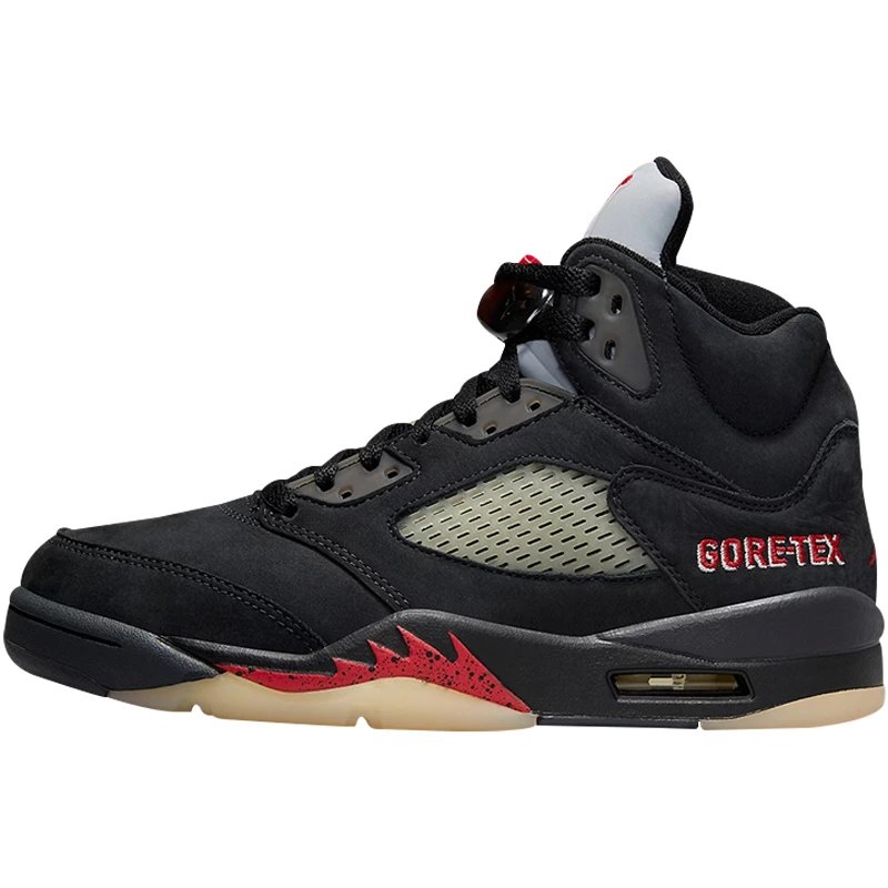 AJ5 Black Red