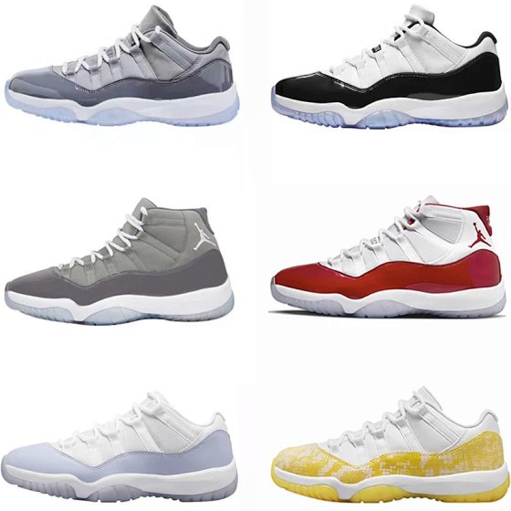 Air Jordan 11 Low AJ11 Cherry White Red Bright Red Yellow Snake White Yellow