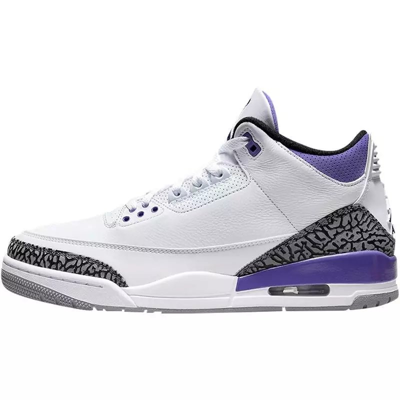 AJ3 White Purple
