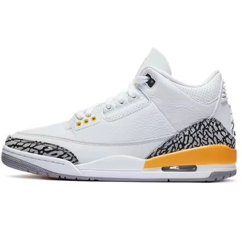 AJ3 White Orange