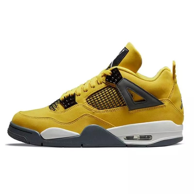 AJ4 Black Yellow Electric Blue