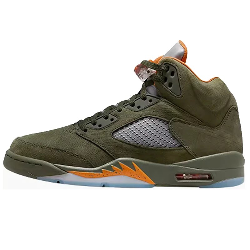 AJ5 Olive Green