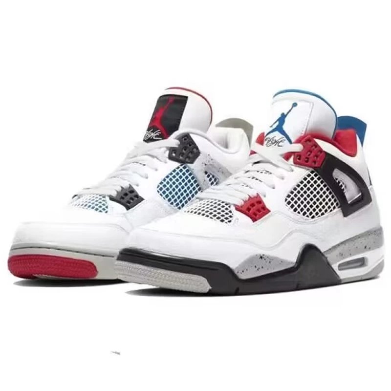 AJ4 Mandarin duck red and blue
