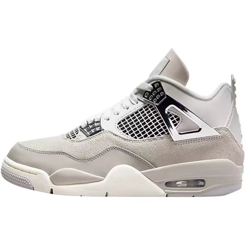 AJ4 Silver Gray