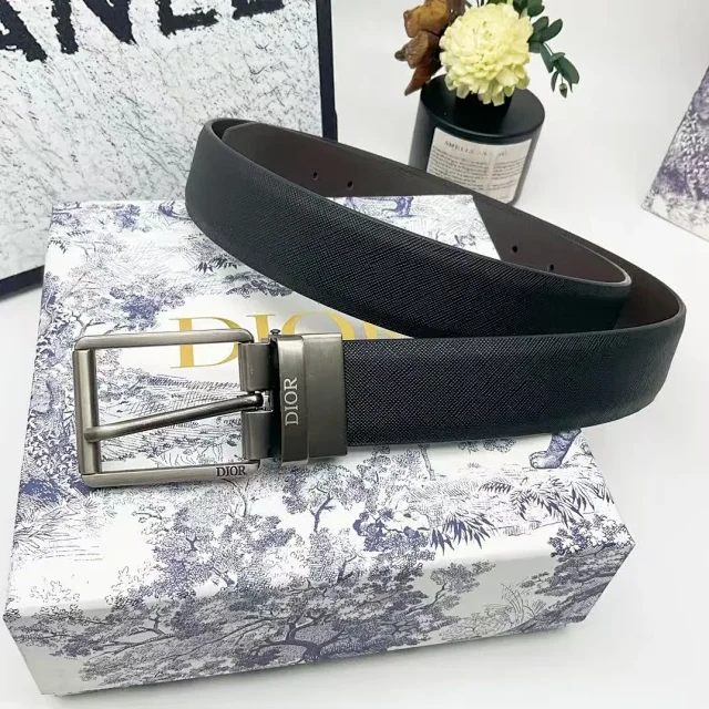 Dior Belts Reversible buckle belt product detail image 10