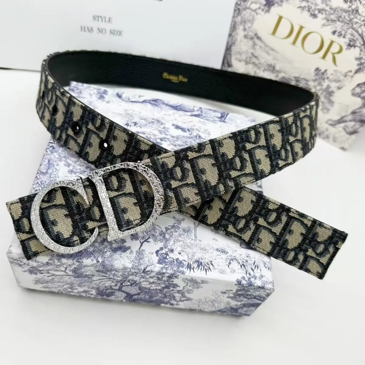 Dior Belts Reversible buckle belt image 7