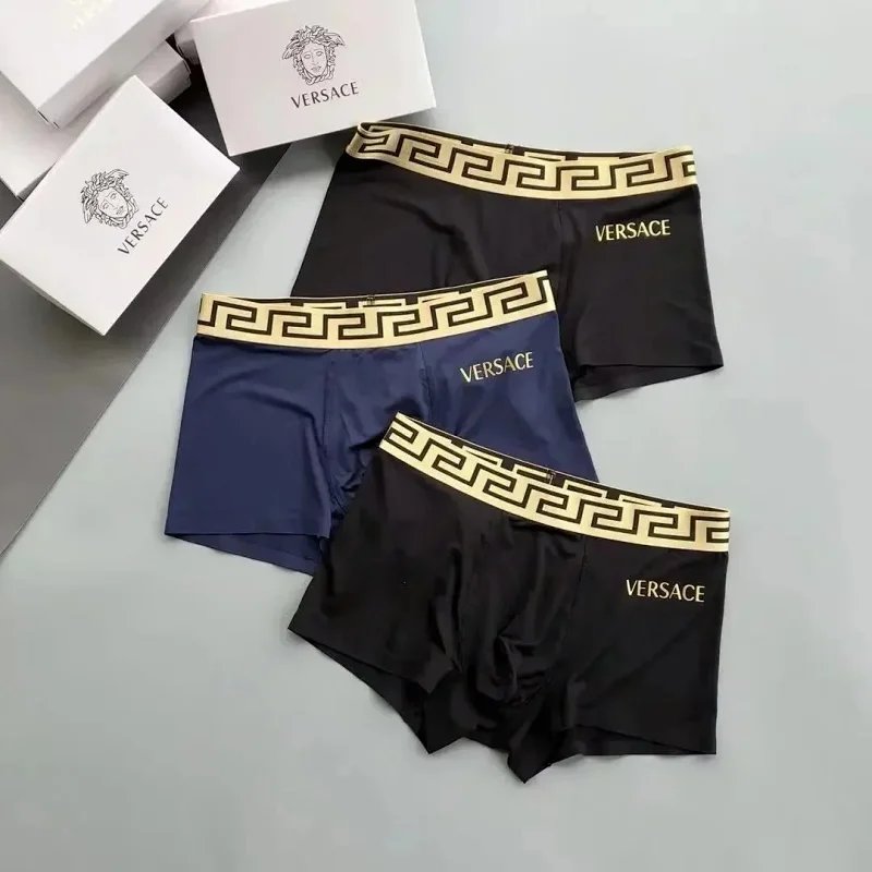 Versace Black+Black+Navy Gift Set