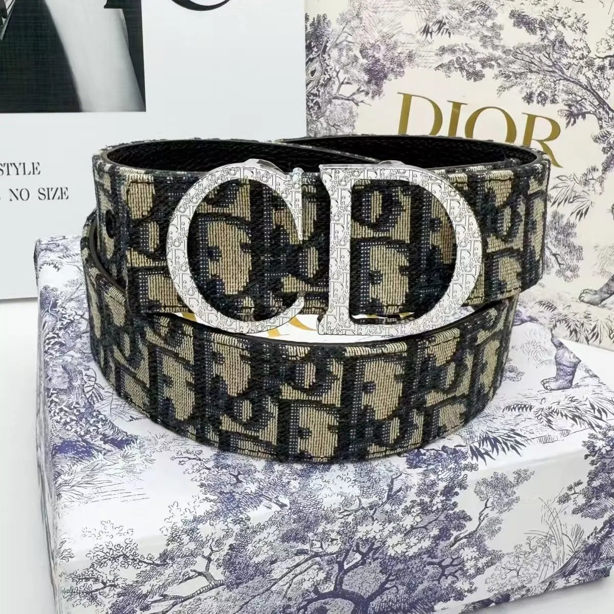 Dior Belts Reversible buckle belt image 8