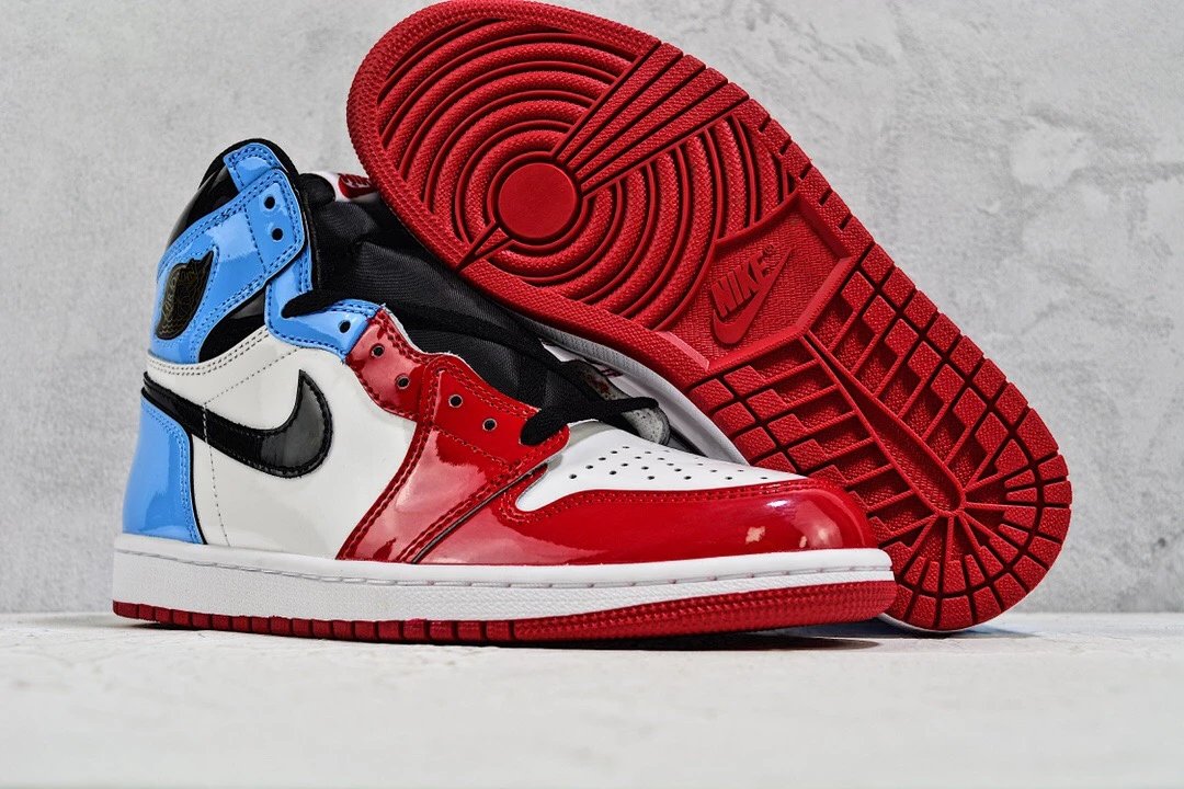 【GET 毒版本】 A1r Jord@n AJ1 OG High “Fearless”  「警灯」配色芝加哥+北卡蓝