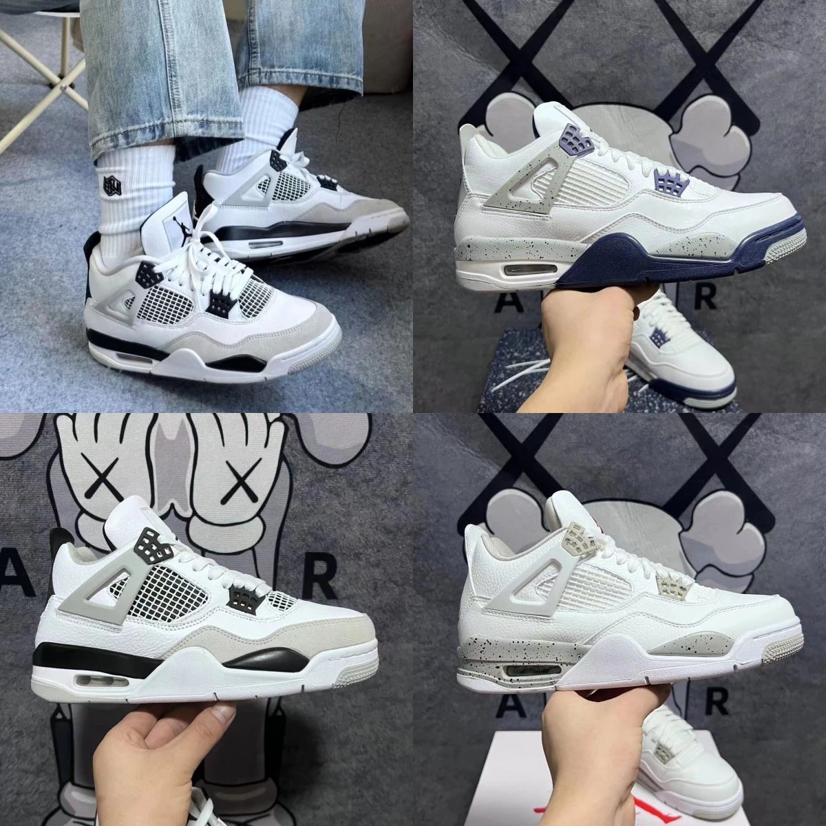 Air Jordan 4 Retro White Oreo