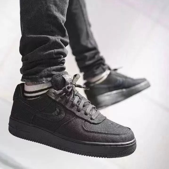 AF1 Low Stüssy Embroidery Black