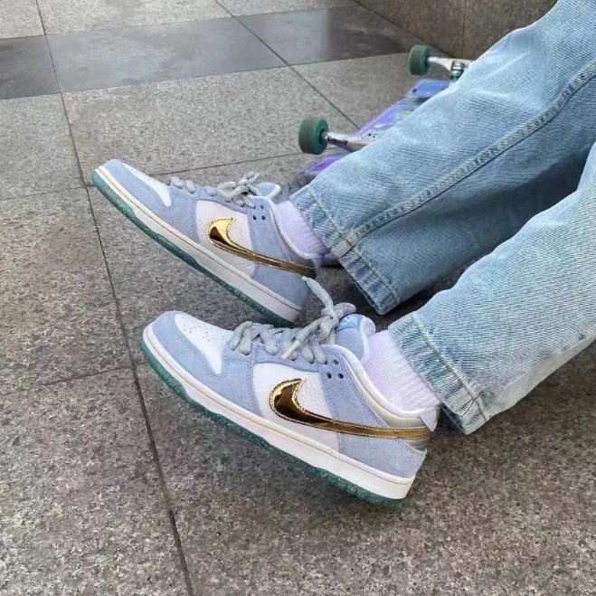SB Dunk Low Frozen Low Top Casual Sneaker