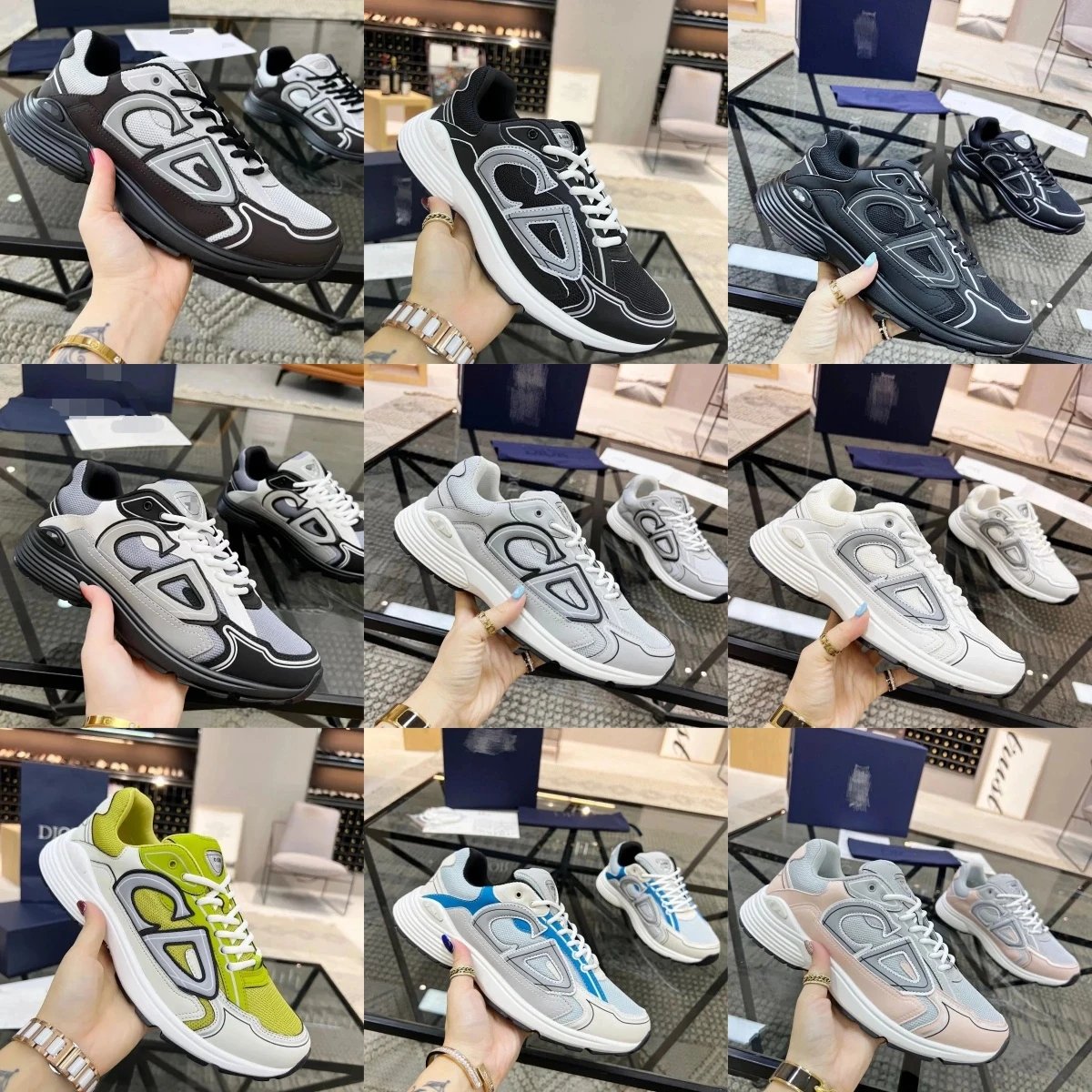 DIOR B30 Sneakers [17 styles]