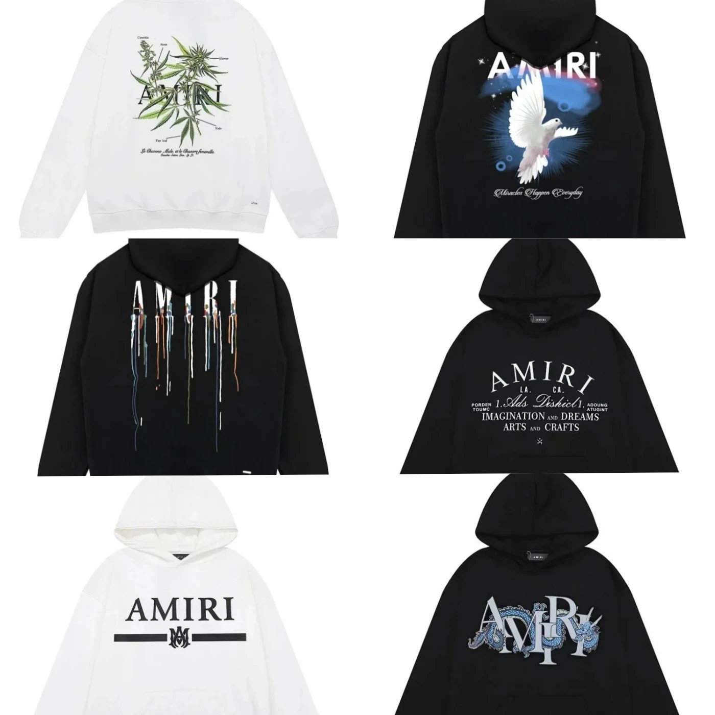 AMIRI Hoodies [40 styles]